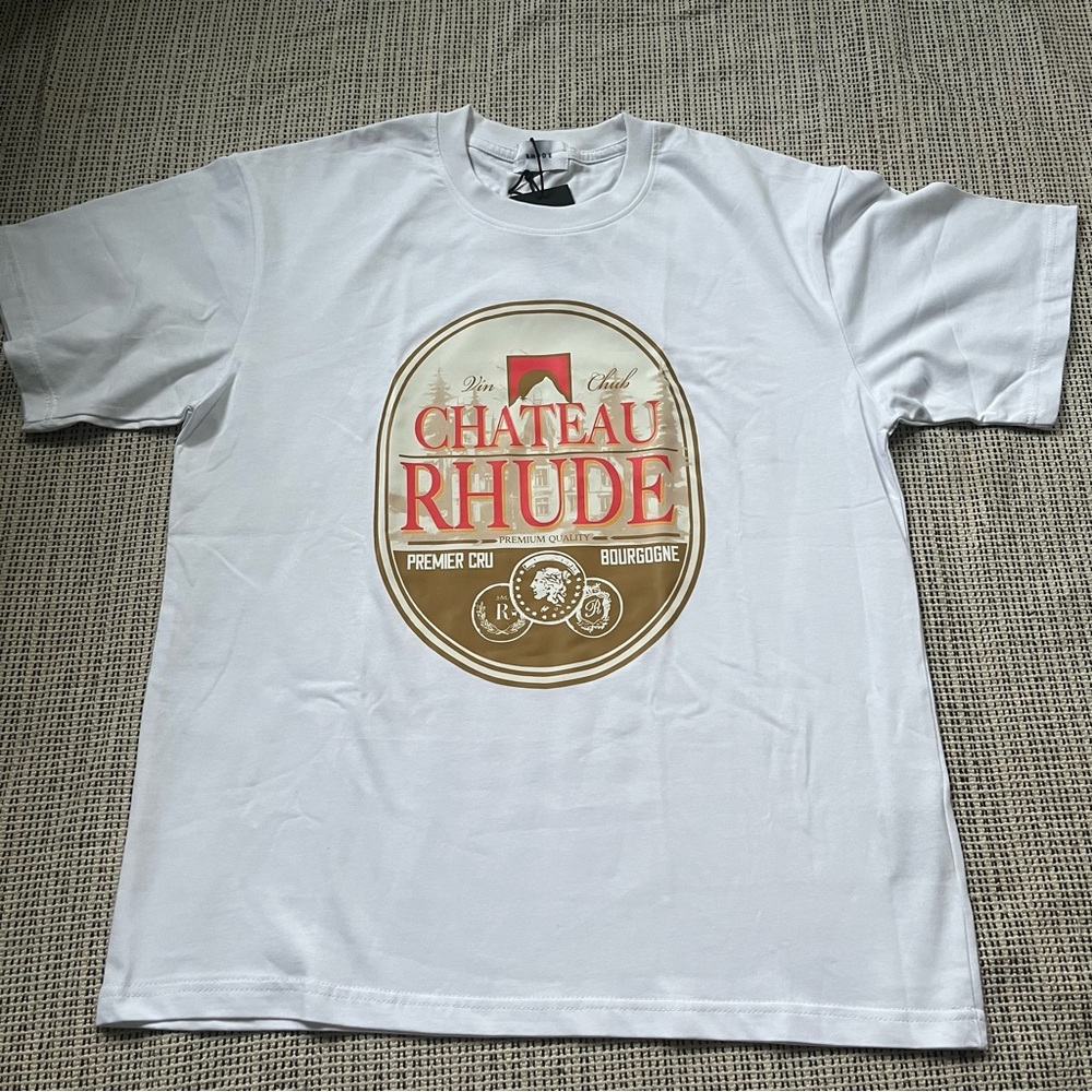 Rhude White Short Sleeve T-Shirt Size Small